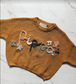 Mustard Embroidered Name Knit