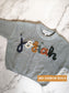 Sea Glass Embroidered Name Knit